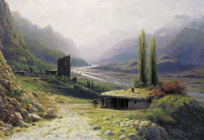 unknow artist Kavkaz Landscape china oil painting image